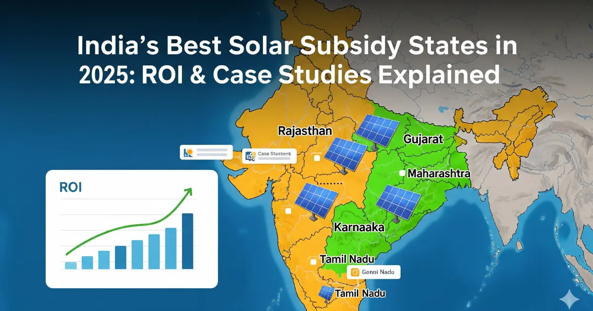 India’s Best Solar Subsidy States