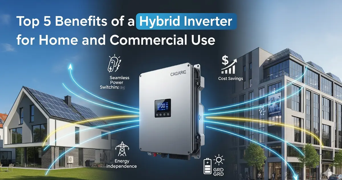Benefits of a Hybrid Inverters for Home and Commercial Use
